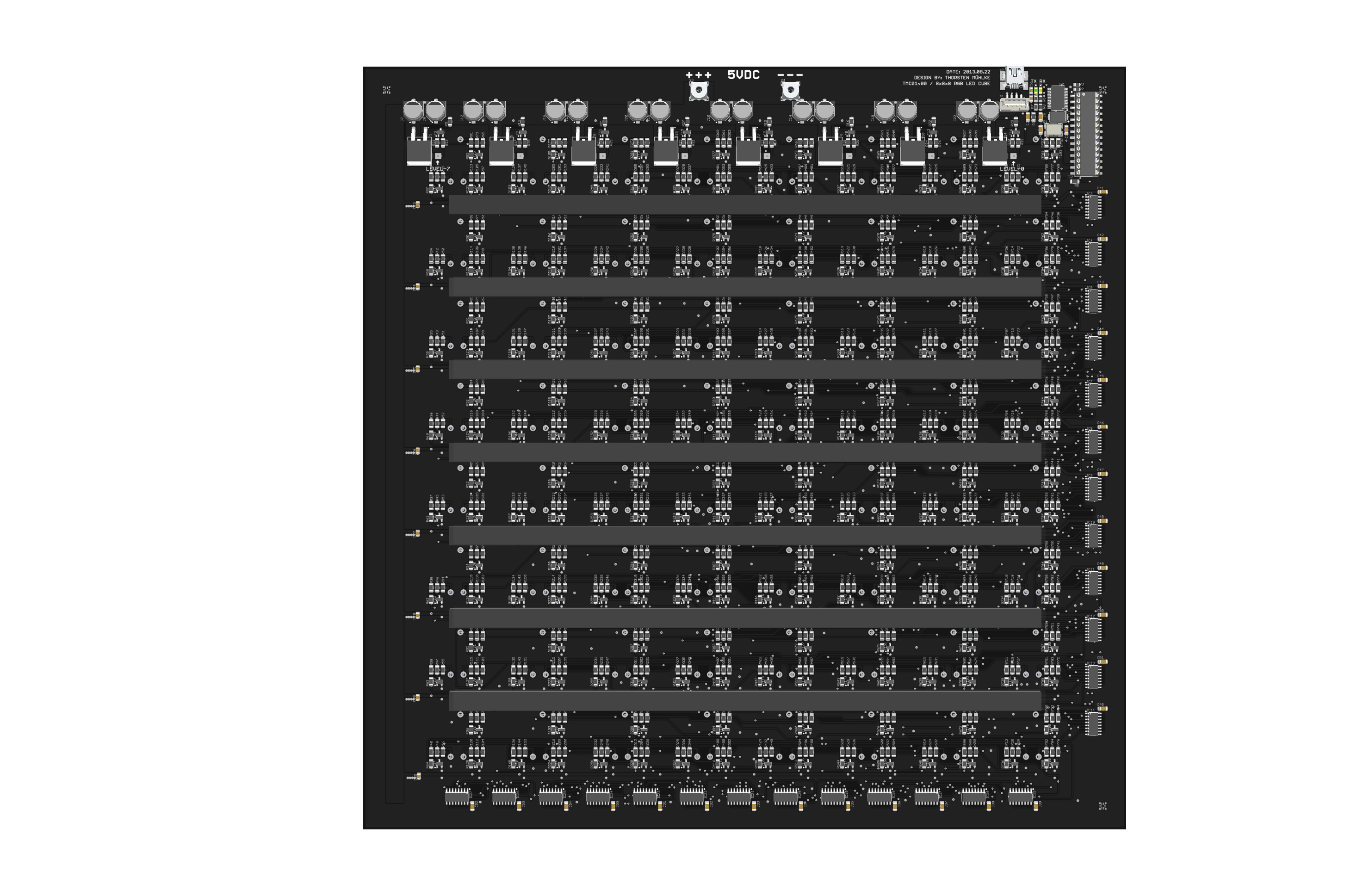 8x8x8 RGB LED 立方体